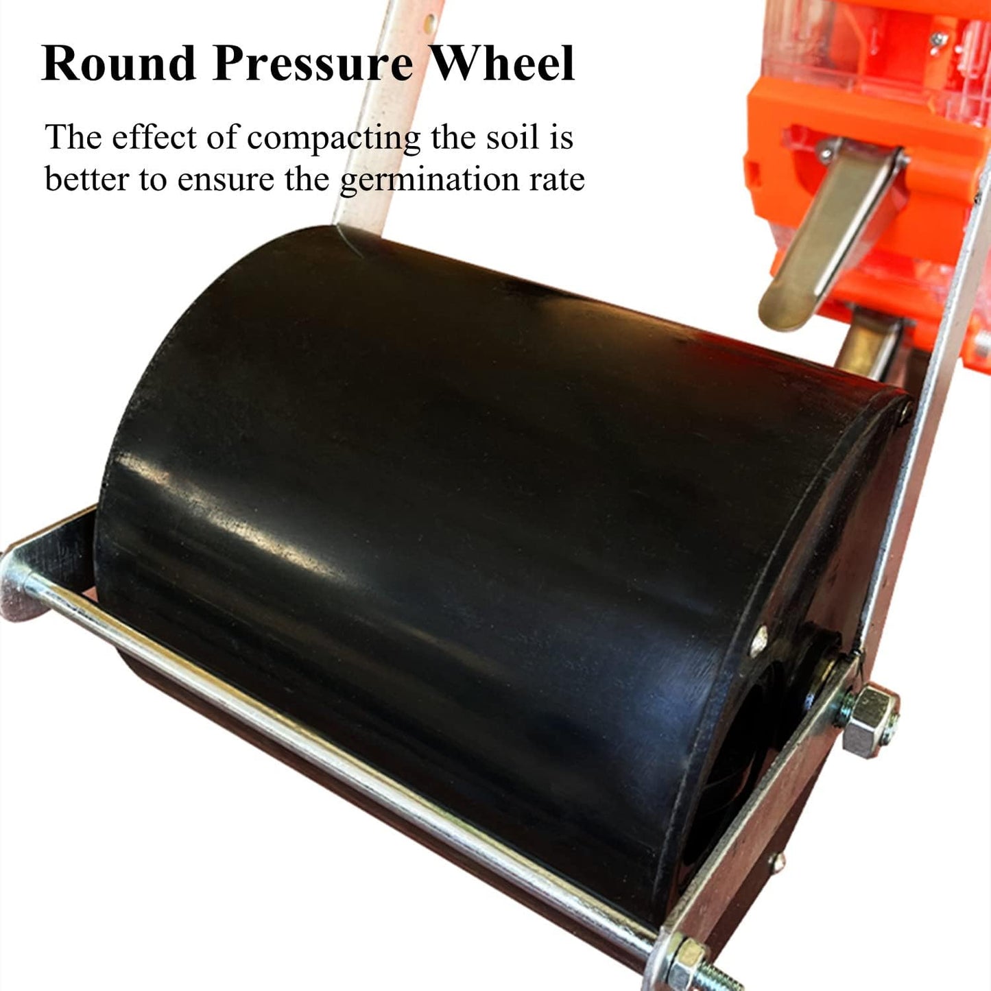 Manual Seeder Planter - Hand-Push Garden Seeder for Precise Planting of Corn, Soybeans, Peanuts & Cotton - 12 Holes, 3-15mm Seed Sowing Machine, Efficient Row Planter