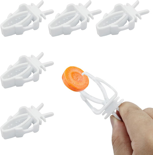 Zorfeter 6 Pack Bird Cage Food Holder, Fruit Clip Vegetable Clip Feeder Clip, Parrot Cage Clip for Budgie Parakeet Cockatoo Macaw Cockatiel Conure/Other Small Animals