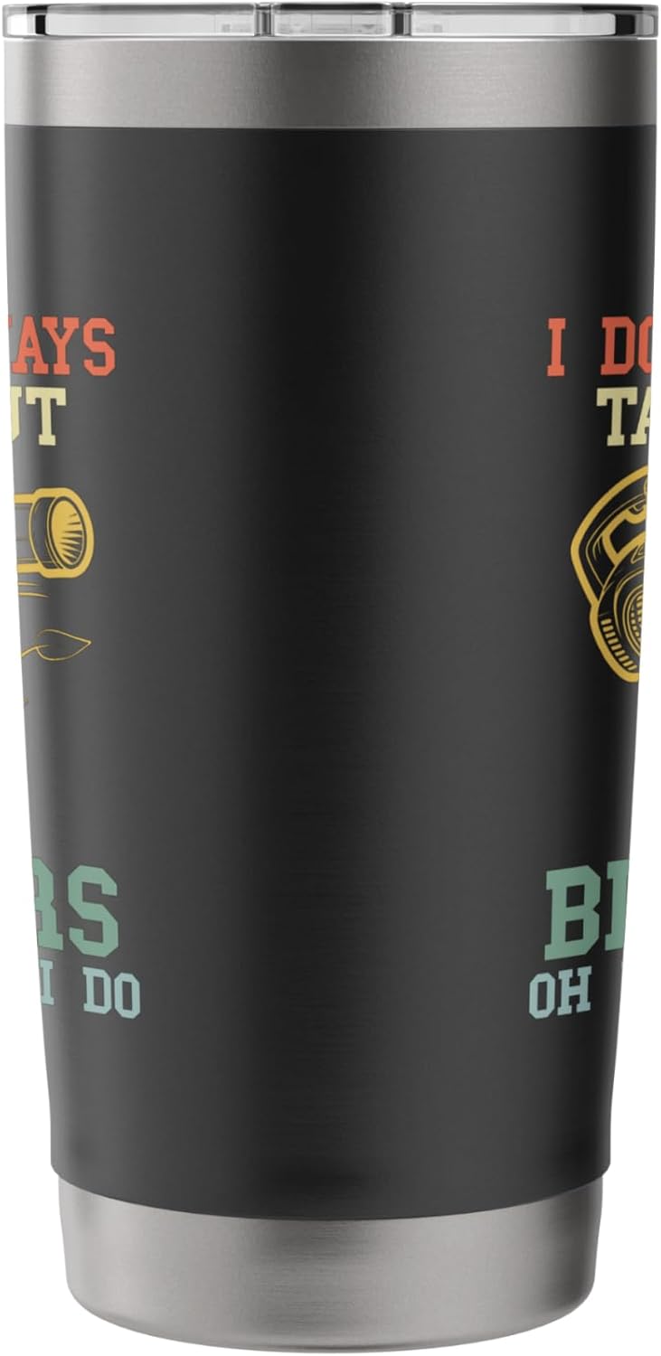 Leaf Blowing Men Funny Talk About Leaf Blowers Lawn Care Stainless Steel Insulated Tumbler