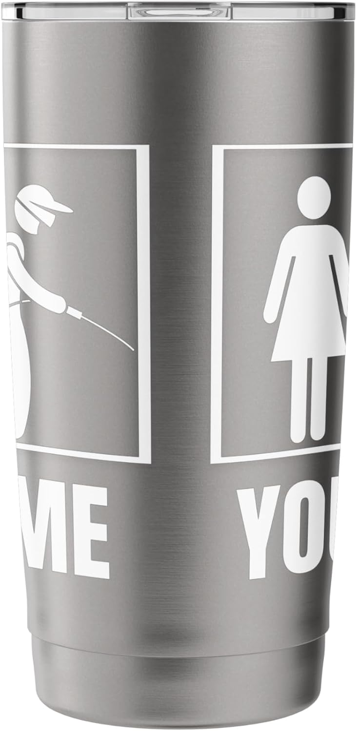 Pest Control Proud Funny Women Exterminator Stainless Steel Insulated Tumbler