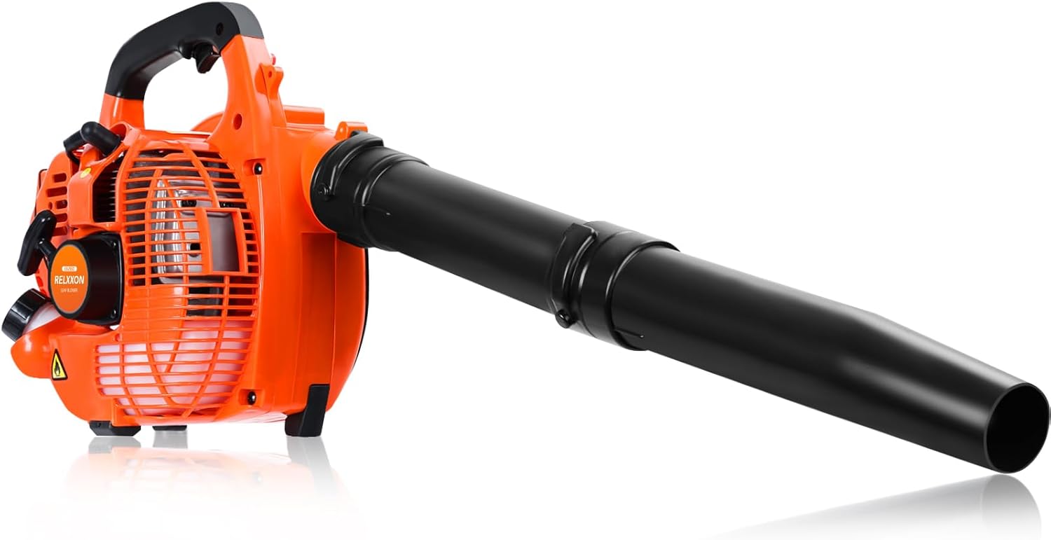 Gas Leaf Blower 26cc Handheld, Powerful 2-Cycle Engine, 180 MPH 380 CF