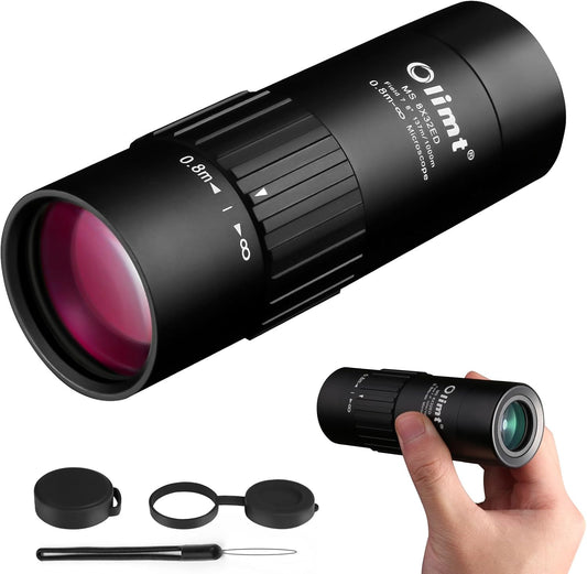 8x32 Monocular Telescope Mini Pocket Monocular Compact Monoculars for Adults