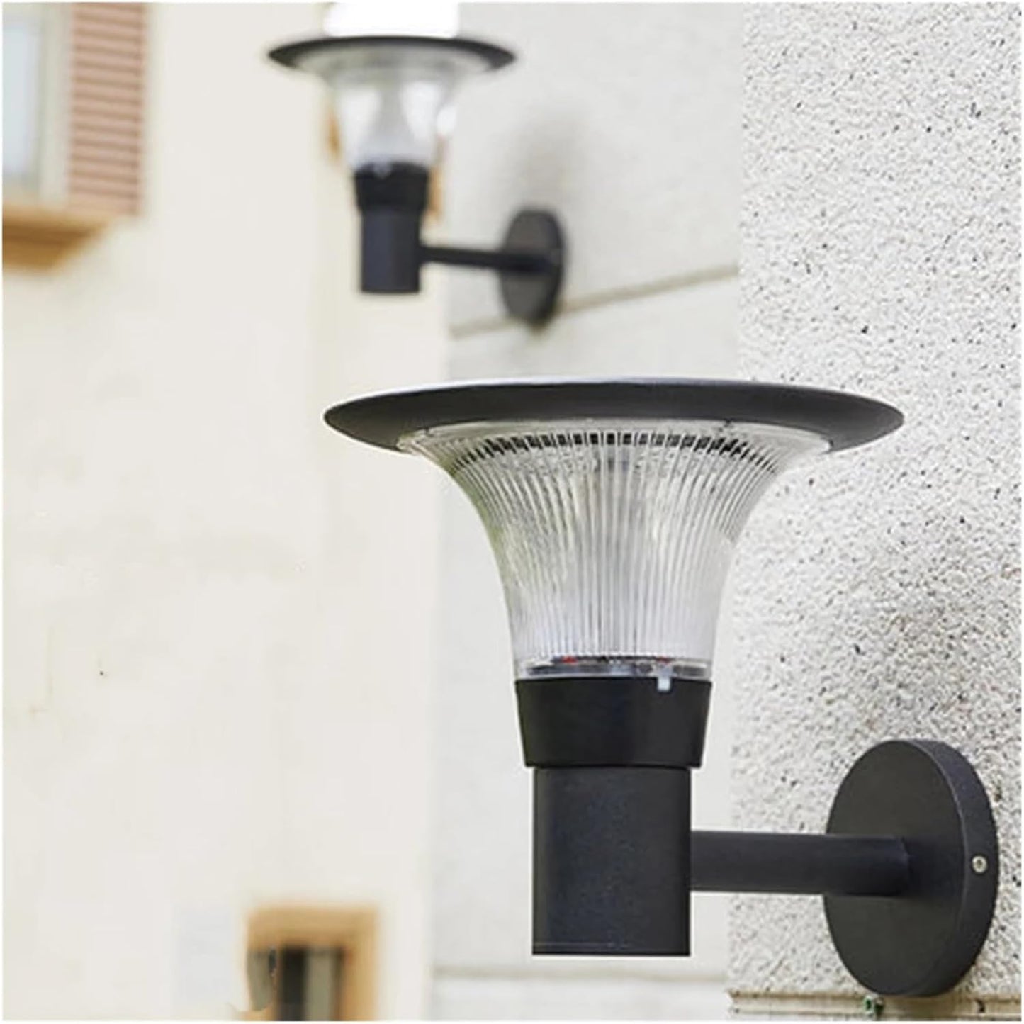 Solar Garden Decorated Outdoor LED Wall Lights Street(Nero,Warm Light)