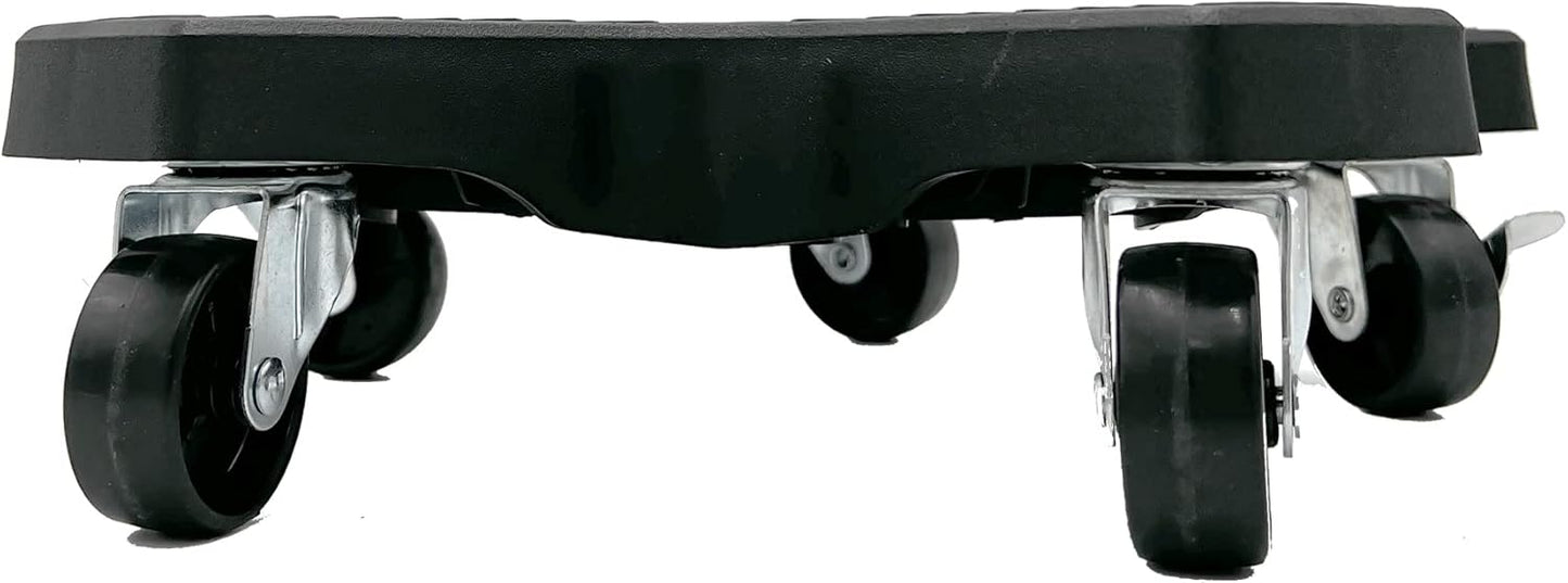 Bosmere 14" Plant Caddie - Heavy-Duty Rolling Plant Stand with Locking