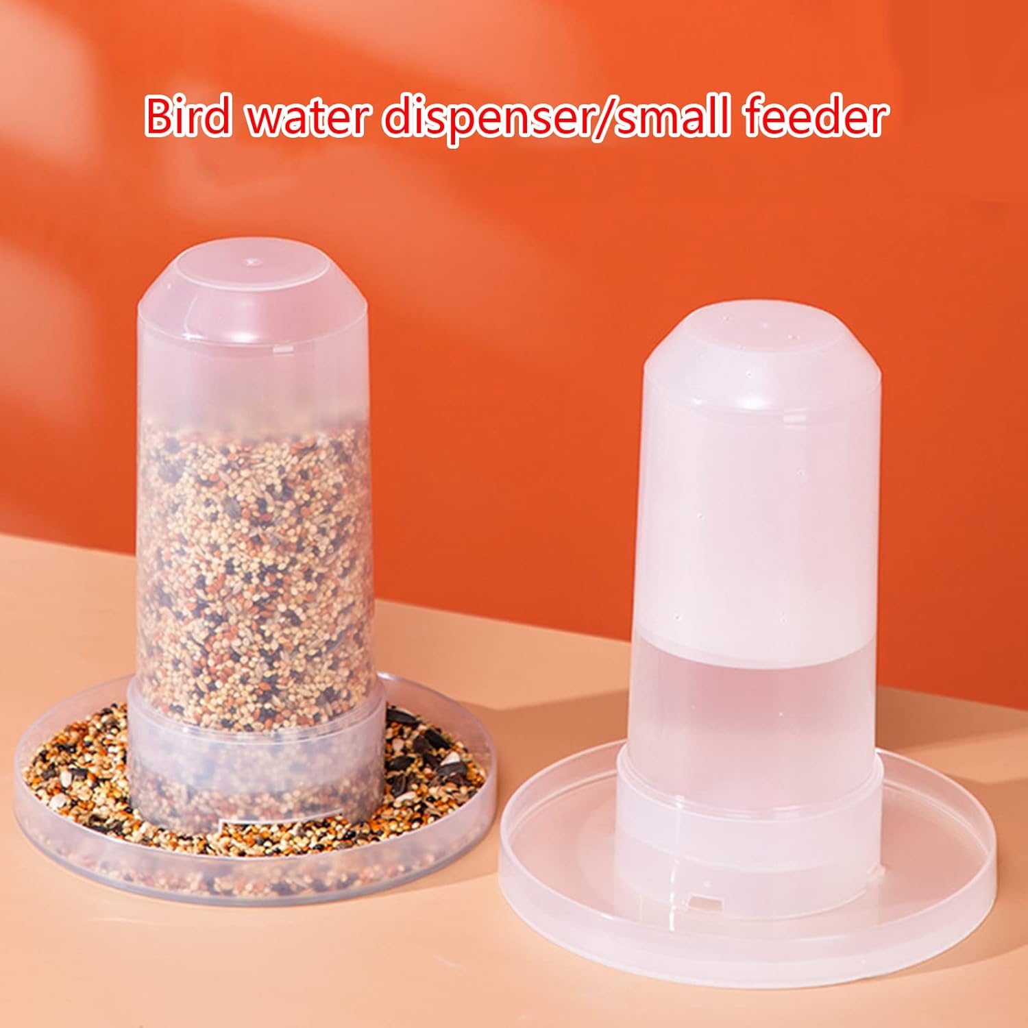 Bird Chicken Automatic Food Water Feeder Poultry Feeder Port Rain No W