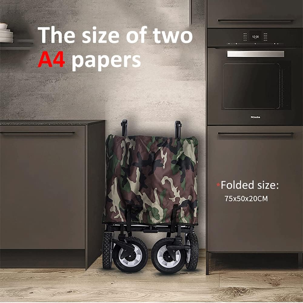 Outdoor camping car 8 inch rubber wheel camping camping picnic small trailer cart trolley cart shopping cart