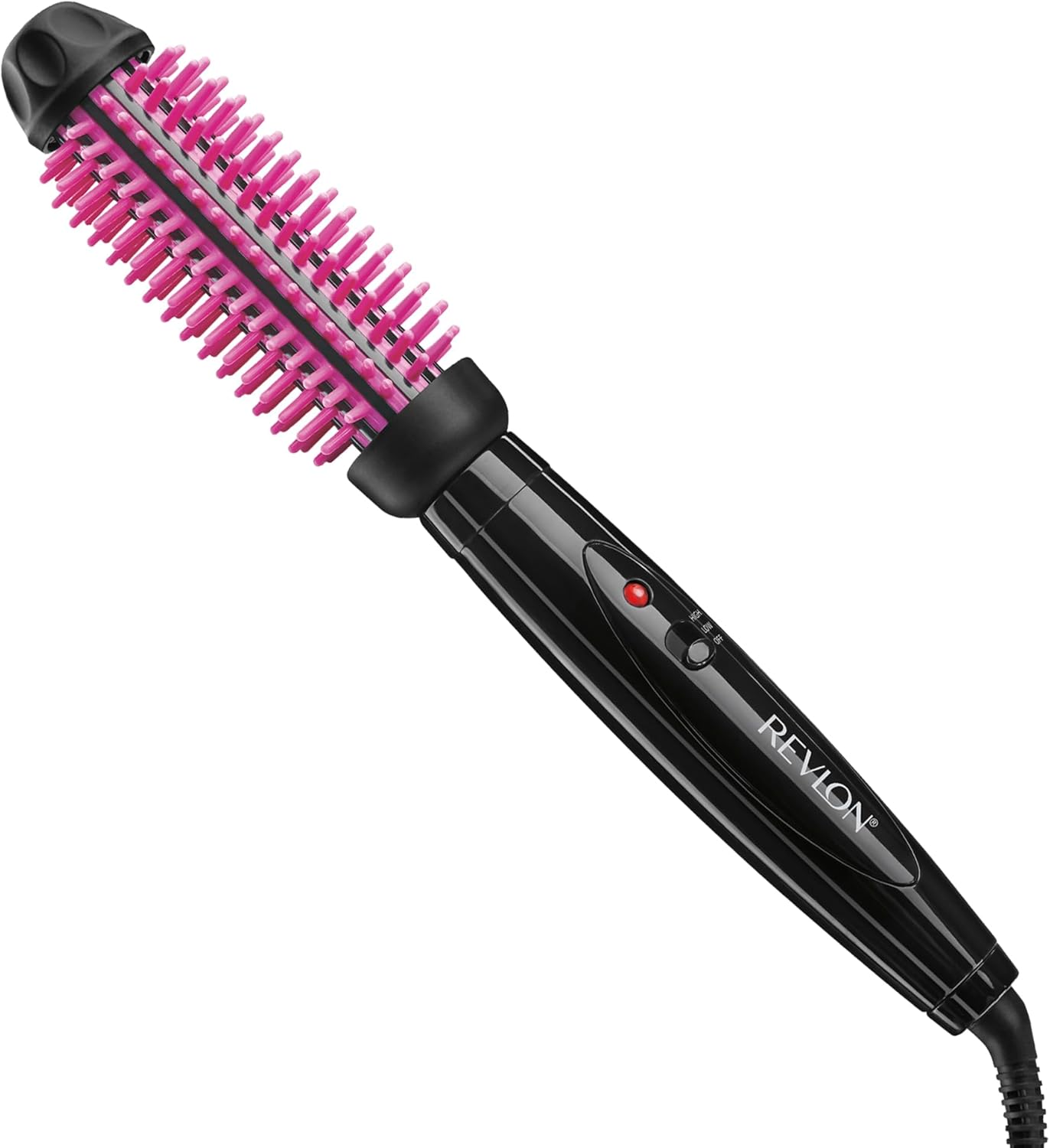 REVLON Silicone Bristle Heated Hair Styling Brush | Fast, Long Lasting