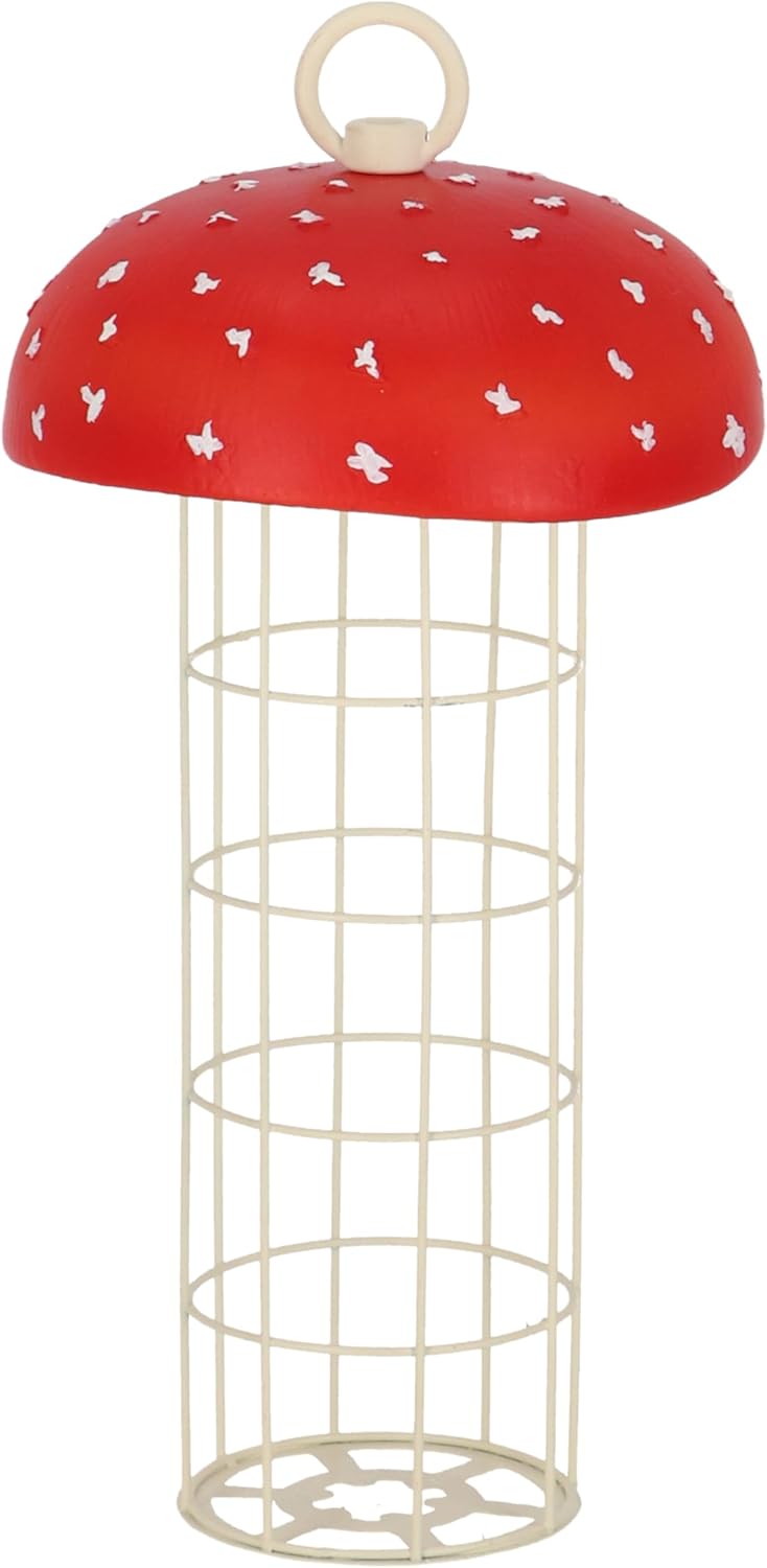 Esschert Design Agaric Mushroom Suet Ball Feeder