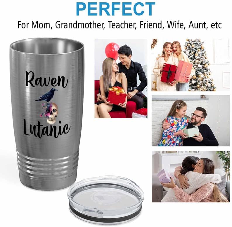 Bird Lover Silver Edition Viking Tumbler 20oz - Rven lutanic - Hummingbird Nest Cage Parrot Dad Gardening Outdoor Birdwatcher Feeder