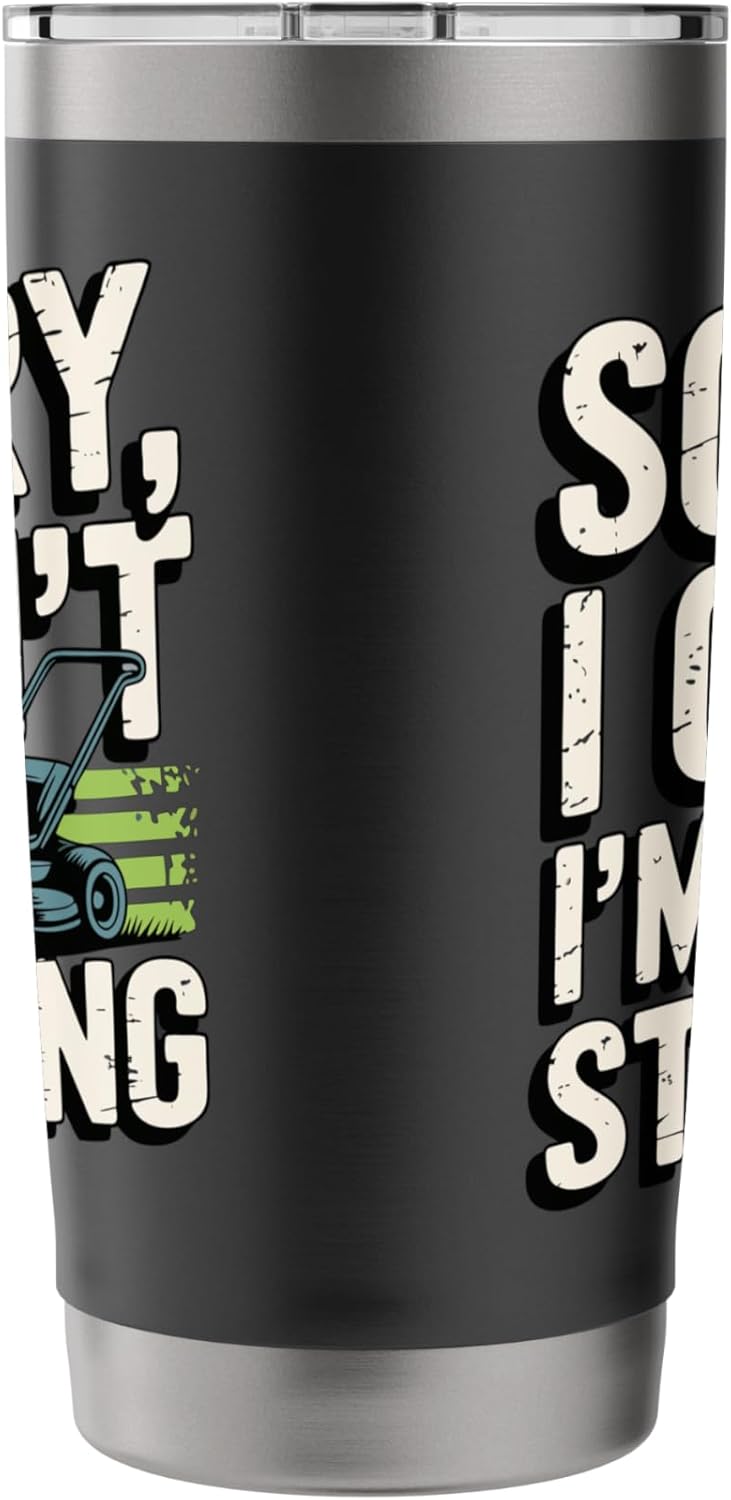 Lawn Striper Lawn Care Mowing Landscaping Striping Stainless Steel Insulated Tumbler