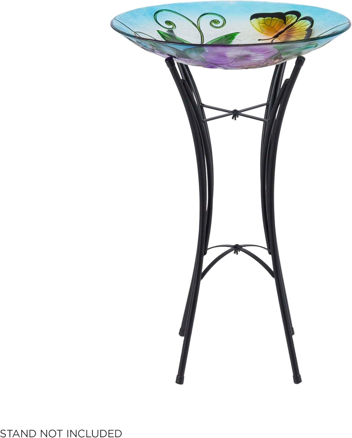 Alpine Corporation 18" Outdoor Birdbath Bowl Topper, Garden Decor