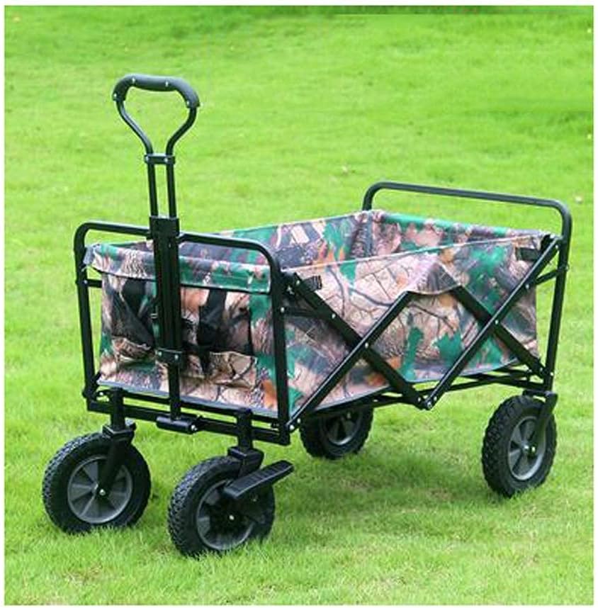 Generic Shoppicart Four-Wheeledt Children's Supermarket Foldiportable Outdoor Handligoods Push Rod Tow Campishoppicart Grocery Cart/2/a