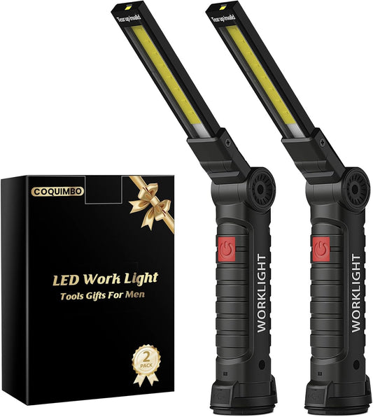 Coquimbo Tool Gifts for Men Him Dad Husband, Rechargeable LED Work Lig
