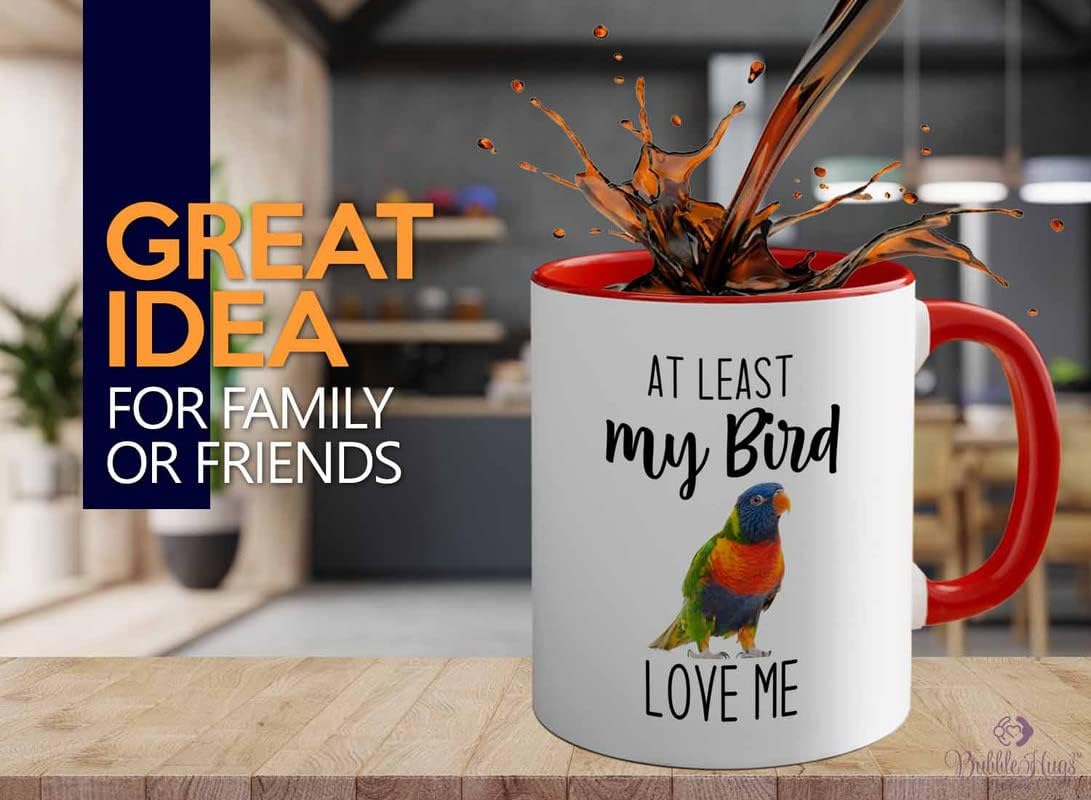 Bird Lover Two Tone Red Edition 11oz - Bird Loves me - Hummingbird Nes
