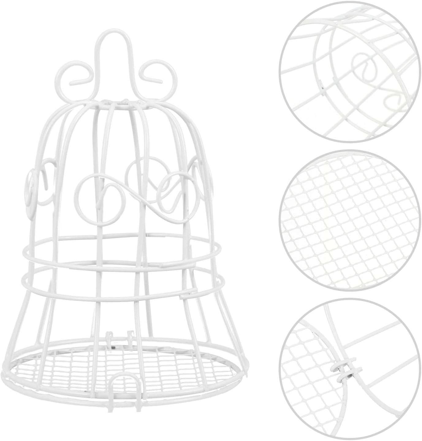 Milisten 4pcs Decorative Mesh Bird Cage Feeder for Wild Birds Outdoor 