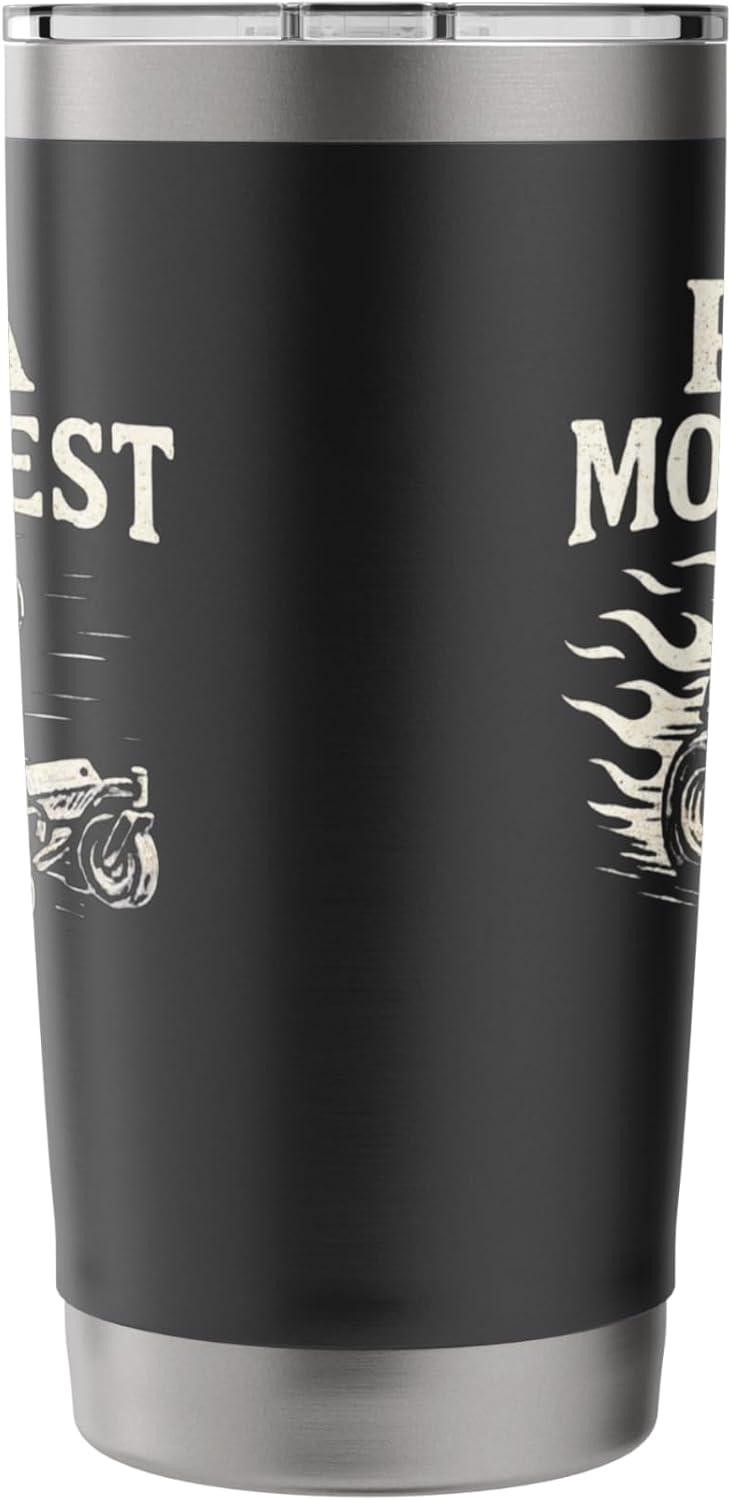 Papa Mows Best Zero-Turn Mower, Funny Dad Lawn Mowing Stainless Steel Insulated Tumbler