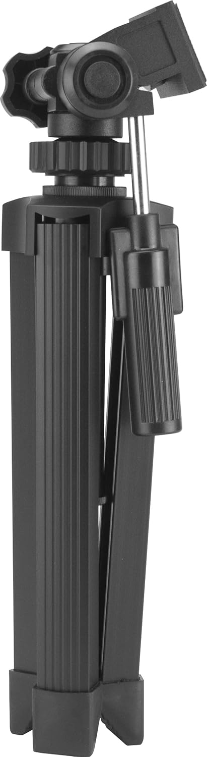 BARSKA AF13270 Heavy Duty Table Top Tripod for Cameras, Binoculars, Spotting Scopes, and More, Black, One Size, Adjustable Height Min-Max: 10.25" - 14"