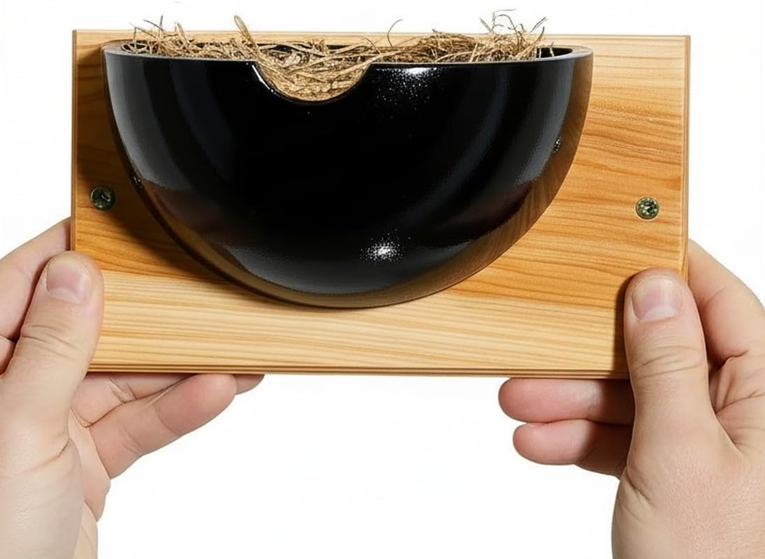 Swallow Houses for Outside, Tree Barn Swallow HDPE Composite Material 