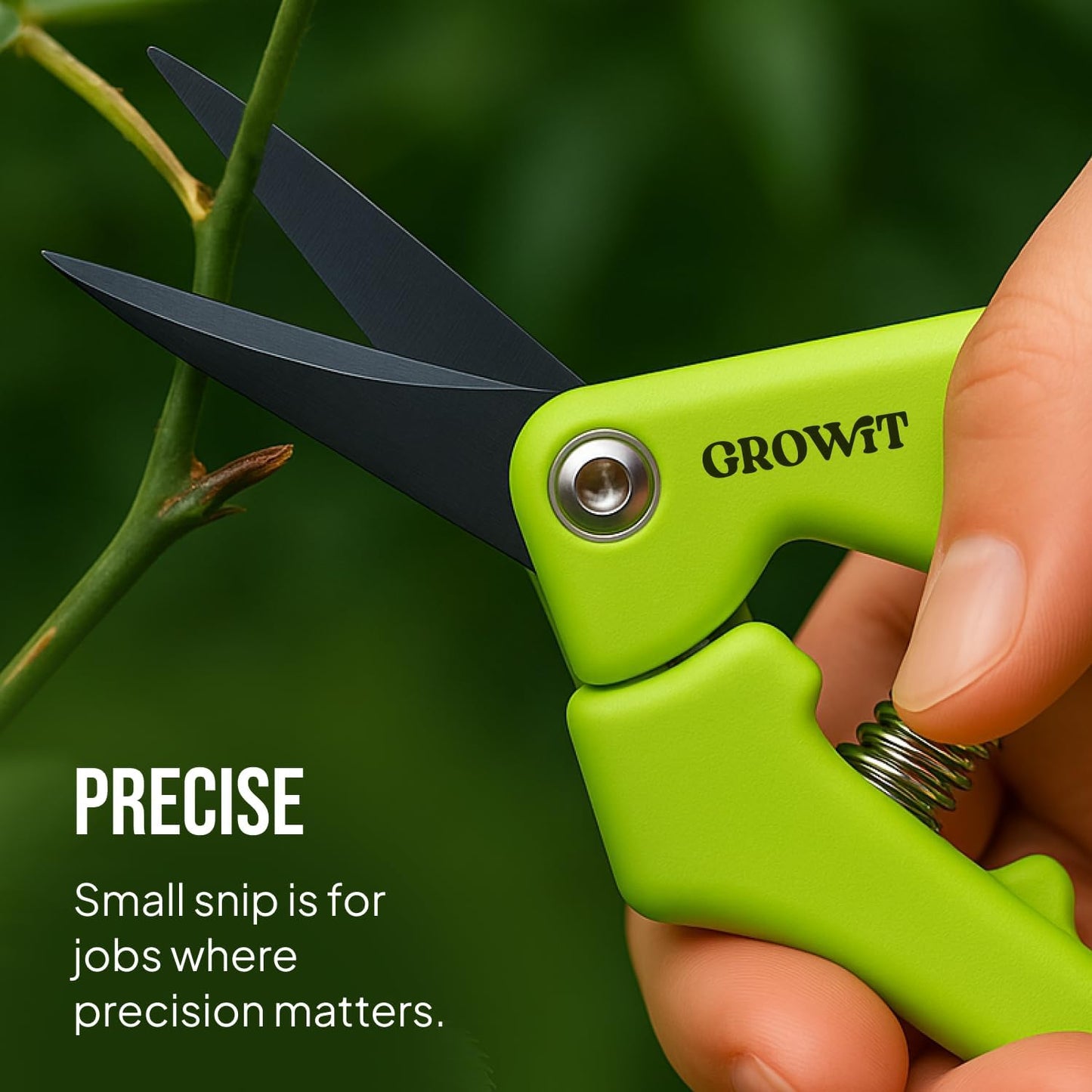 2-Pack Stainless Steel Gardening Scissors, Pruning Shears and Clippers