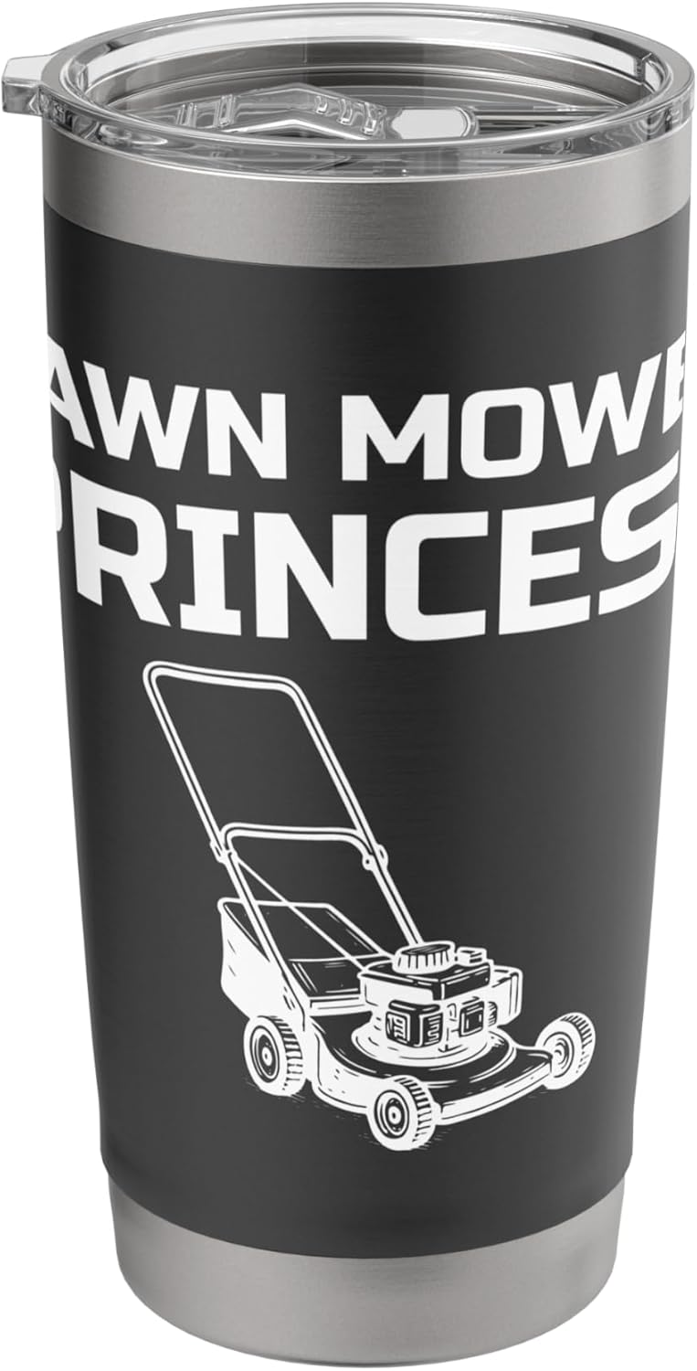 Lawn Mower Princess Stainless Steel Insulated Tumbler