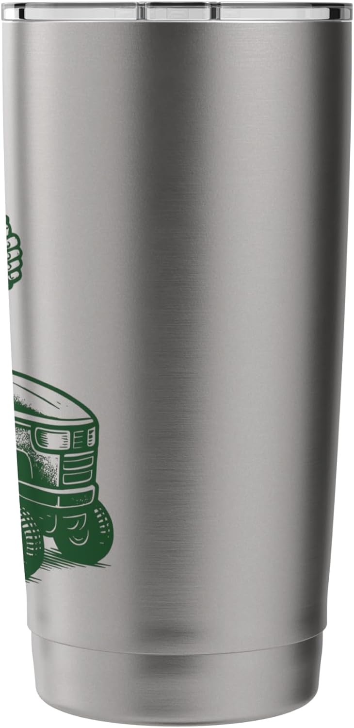 Bigfoot Lawn Mower Sasquatch Lawn Mowing Stainless Steel Insulated Tumbler