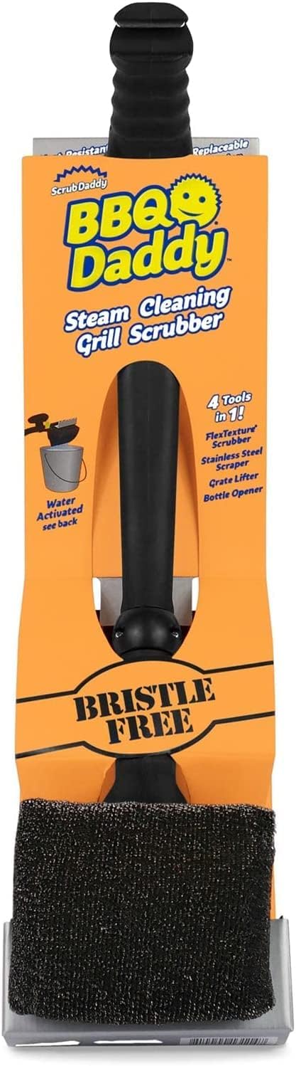 Scrub Daddy BBQ Daddy Grill Brush for Outdoor Grill - Bristle Free Gri