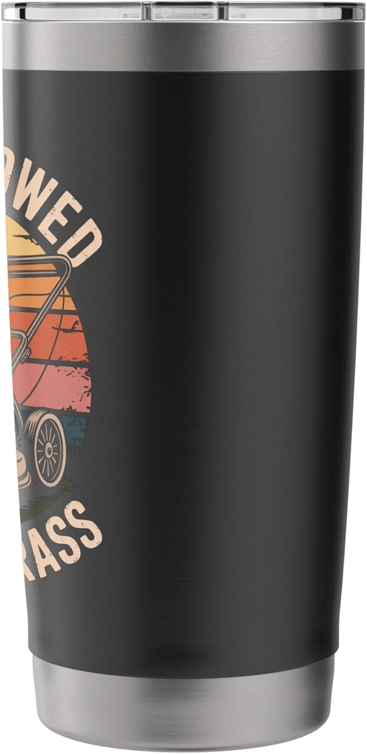 Garden Plant Lover Funny Lawn Mowing Vintage Gardener Stainless Steel Insulated Tumbler