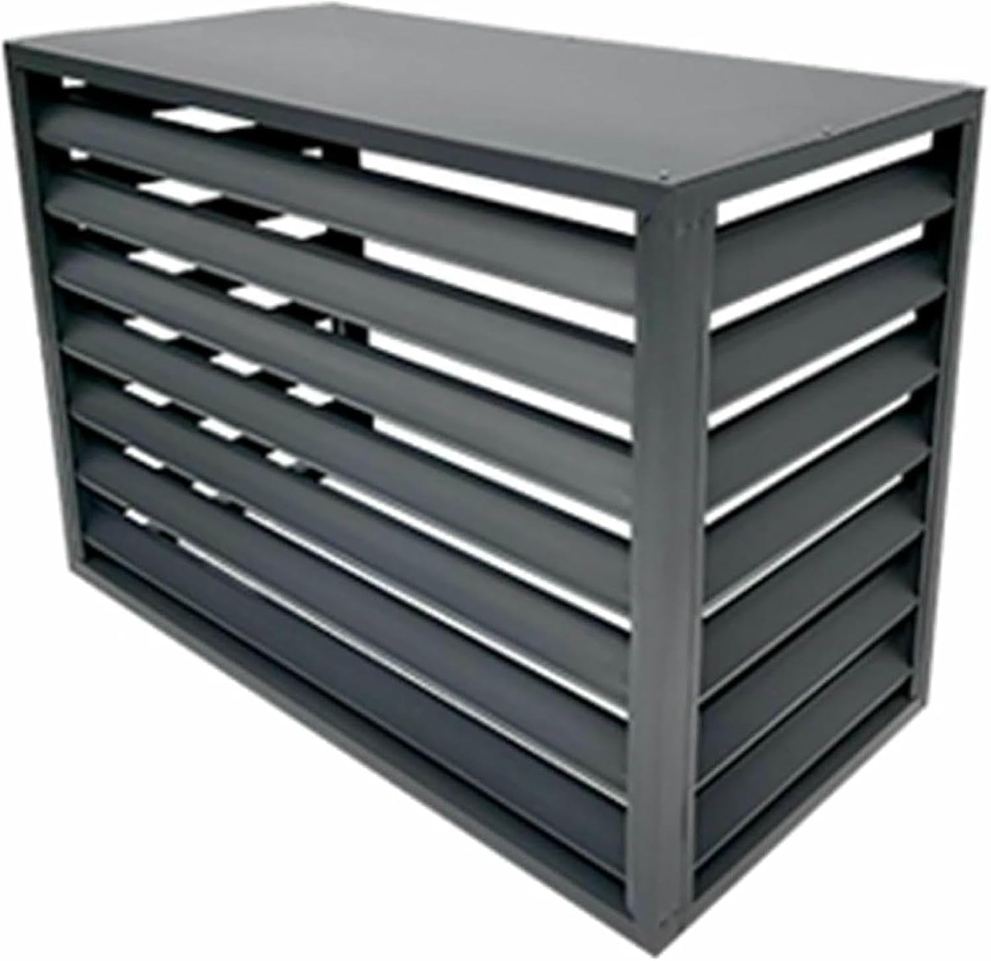 Outdoor Air Conditioner Cover Hideaway Fence, Aluminum Air Conditioner Cover, Decorative Plant Stand, Waterproof Partition Fence~/