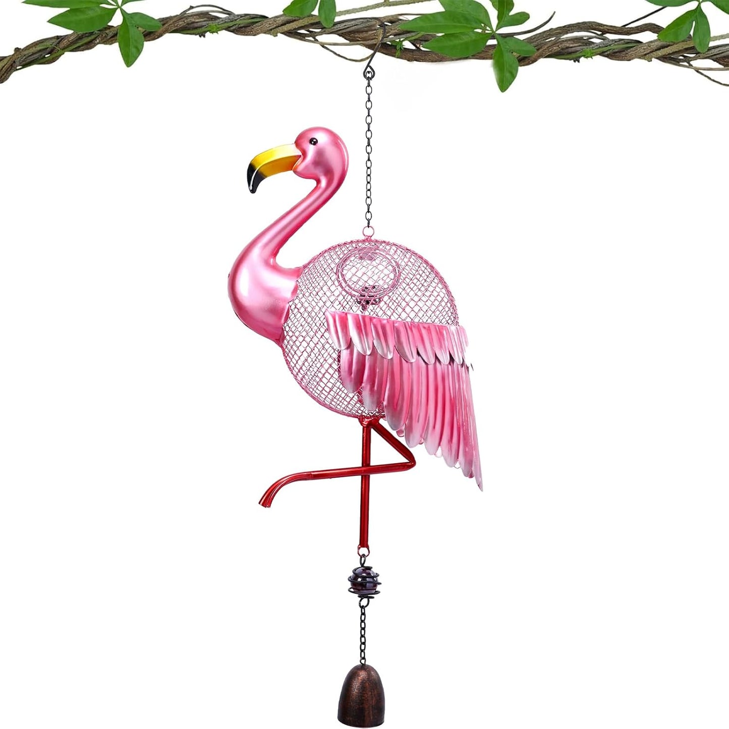 Yinns Bird Feeders - Squirrel Proof Wild Bird Feeder for Outside, Flam