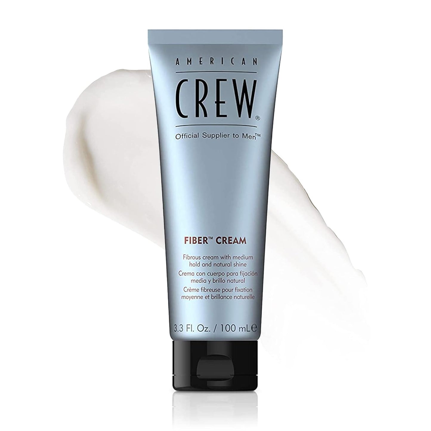American Crew Men's Fiber Cream, Like Hair Gel with Medium Hold & Natu