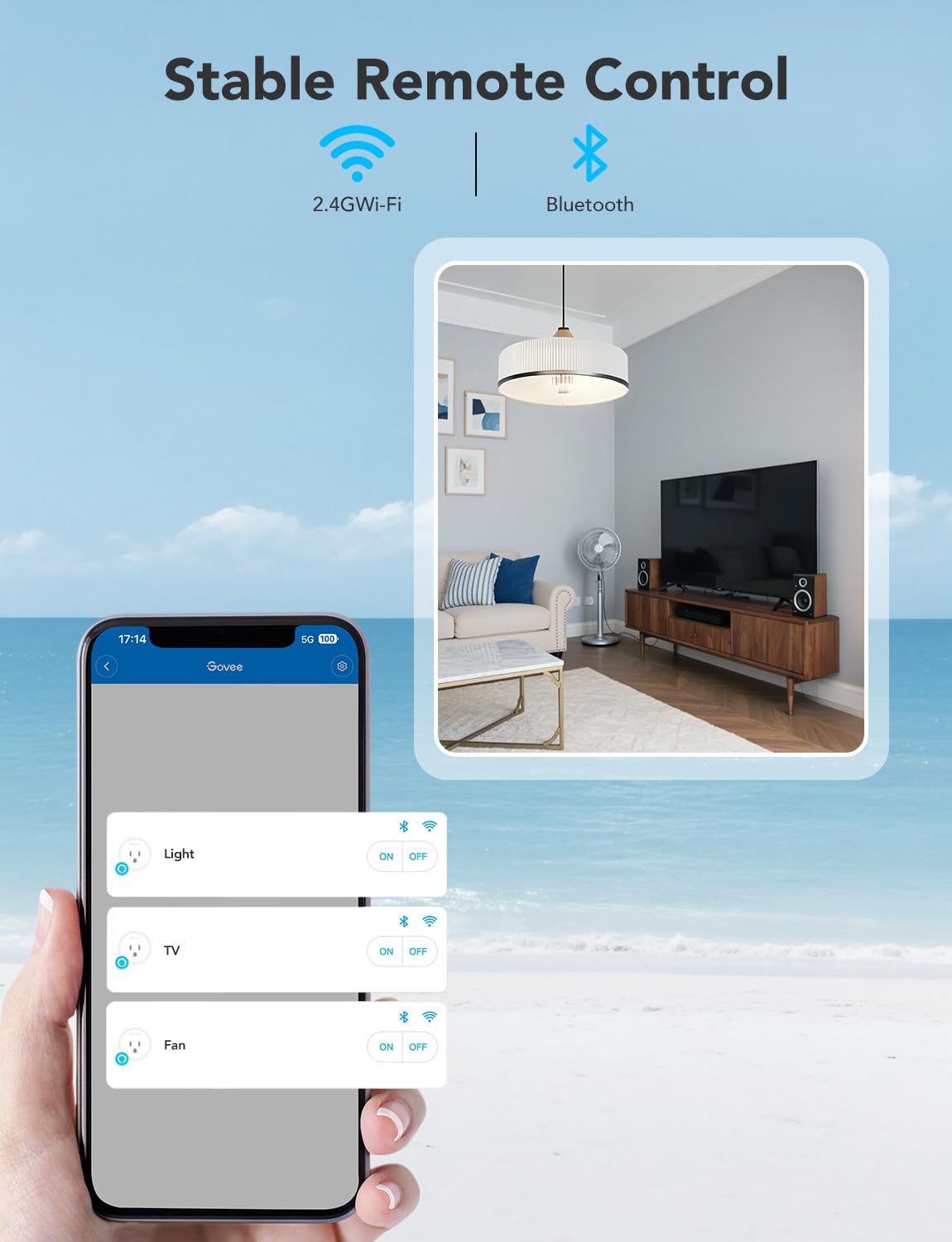 Govee Smart Plug, WiFi Plugs Work with Alexa & Google Assistant, Smart
