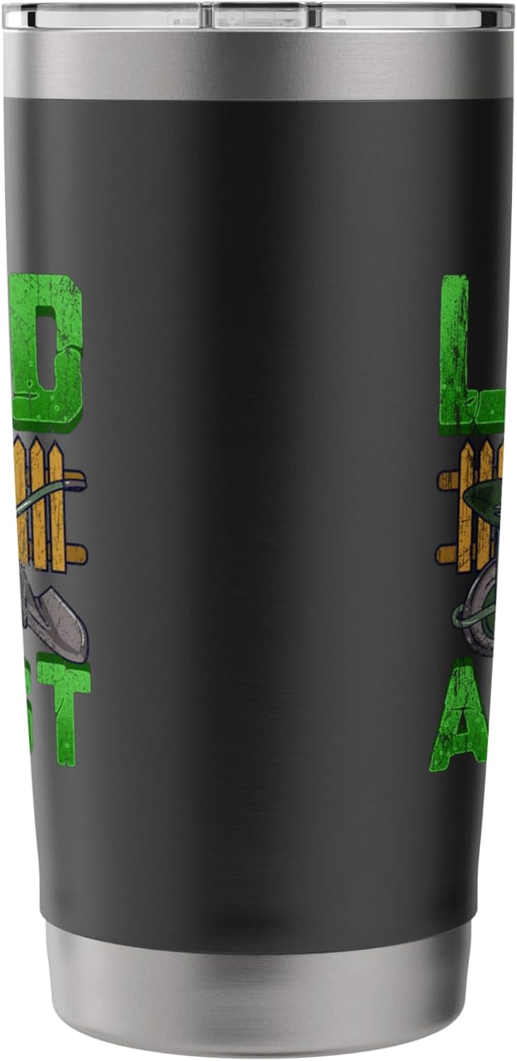 Lawn Care Mowing Design For Landscapers - Land Artist Stainless Steel Insulated Tumbler