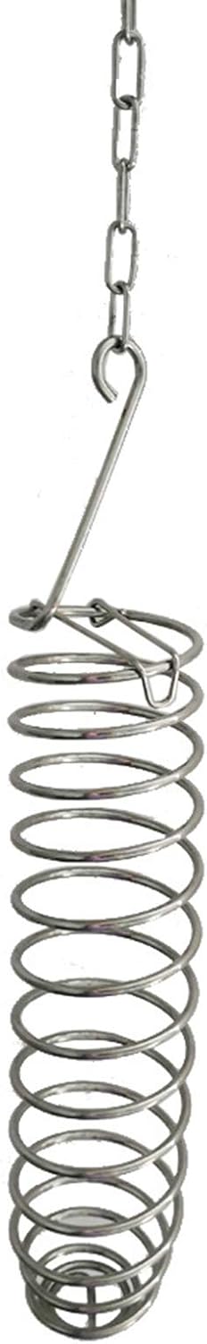 Stainless Steel Bird Hanging Feeder Chicken Hen Food Holder Skewer Foraging Toy