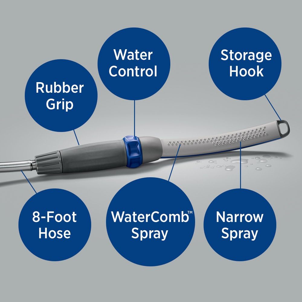 Waterpik Pet Wand Pro Dog Shower Attachment for Fast and Easy Dog Bath
