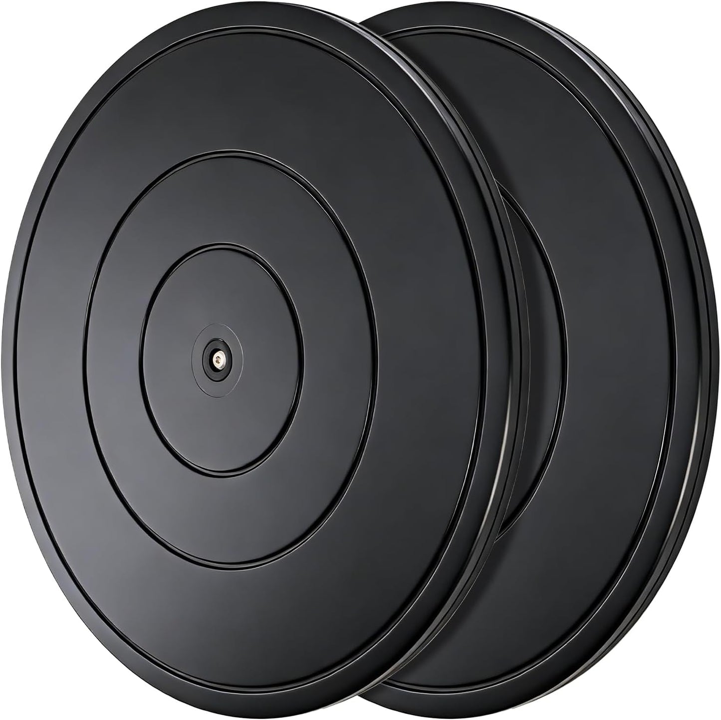 Peohud 2 Pack Heavy Duty Rotating Swivel Stand, 16 Inch Lazy Susan Turntable with Steel Ball Bearings for TV, Computer, Monitors, Model Base, Crafts, Potted Plants, Christmas Tree