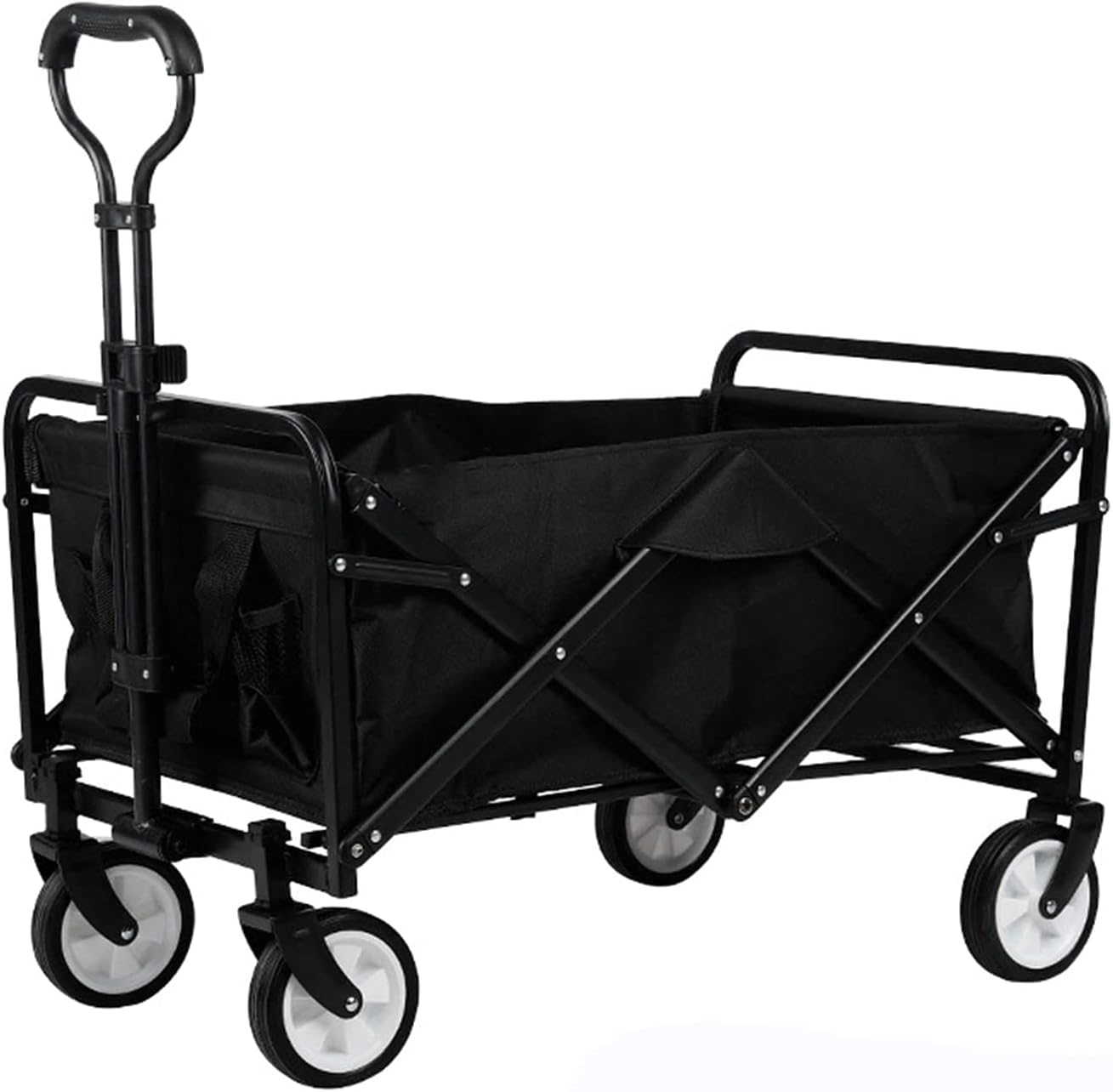 Portable Camping Cart,Camping Wagon Outdoor Utility Wagon Folding Gard