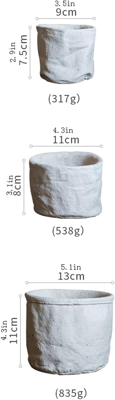 Flower Plant Pot White Succulent Planter Plant Pots Ceramic Indoor Out