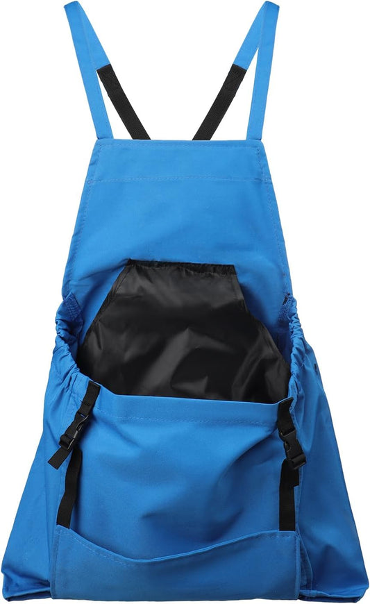 Starsouce Garden Apron with Harvest Pocket Picking Pouch, Gardening Apron for Fruit Vegetable Picking Farmers Market