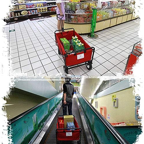 Trolleys, Foldiwagon, Capacity 150 Kg, Heavy Duty Foldable Garden Trolley Cart Truck Outdoor Leisure Portable Campiwagon Trolley