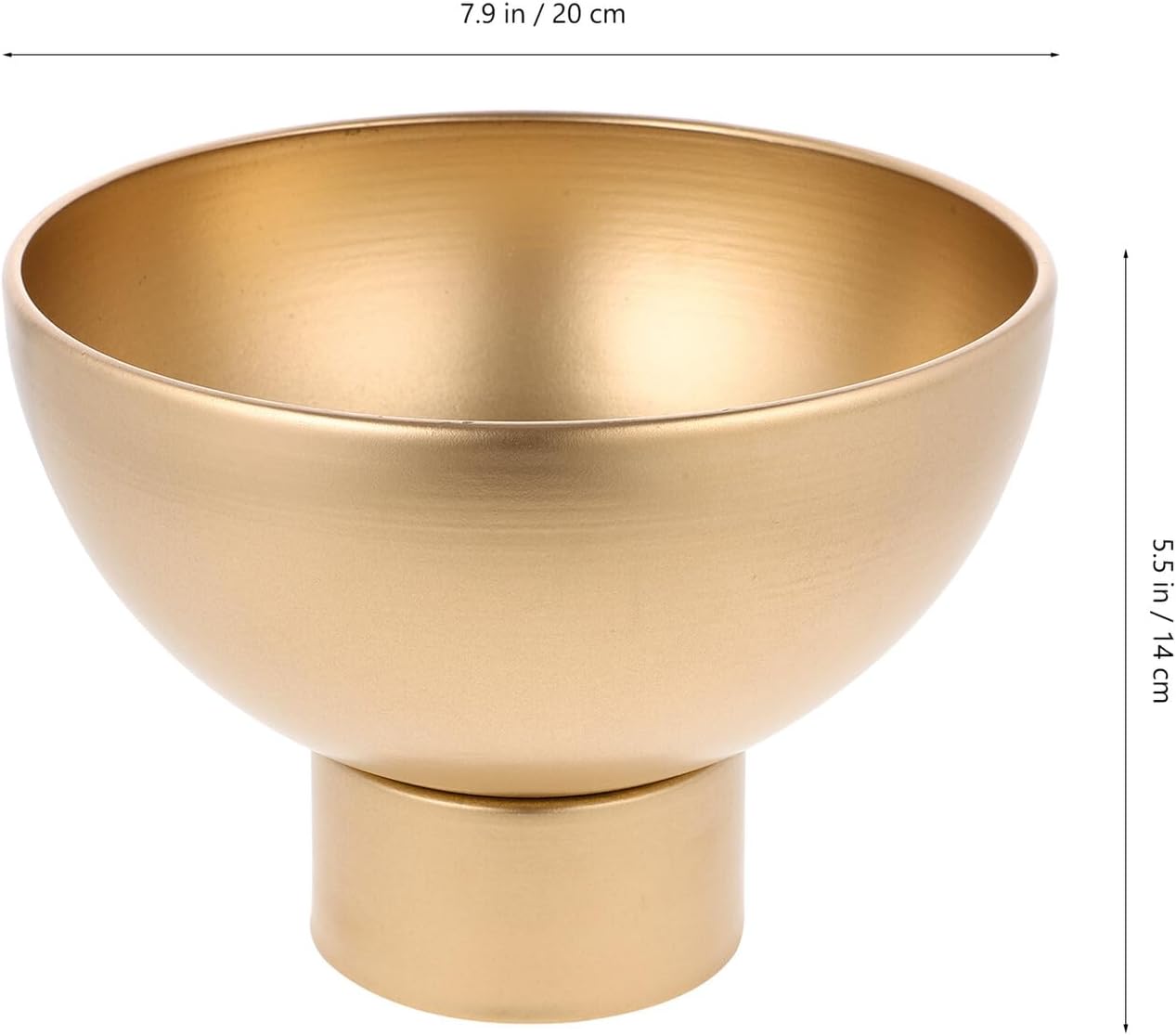 Metal Decorative Vase Small Gold Metal Planter Bowl Shape Vintage Styl