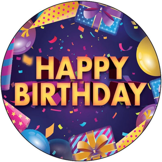 24x Cupcake Toppers – Strong Picks Happy Birthday Décor, Cupcake Decorations for Kids Birthdays