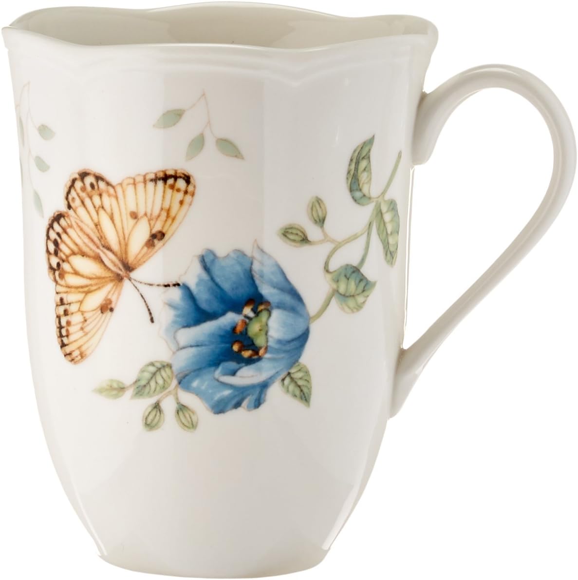 Lenox Dinnerware Set, Butterfly Meadow 18-Piece Set, Service For 6, Wh