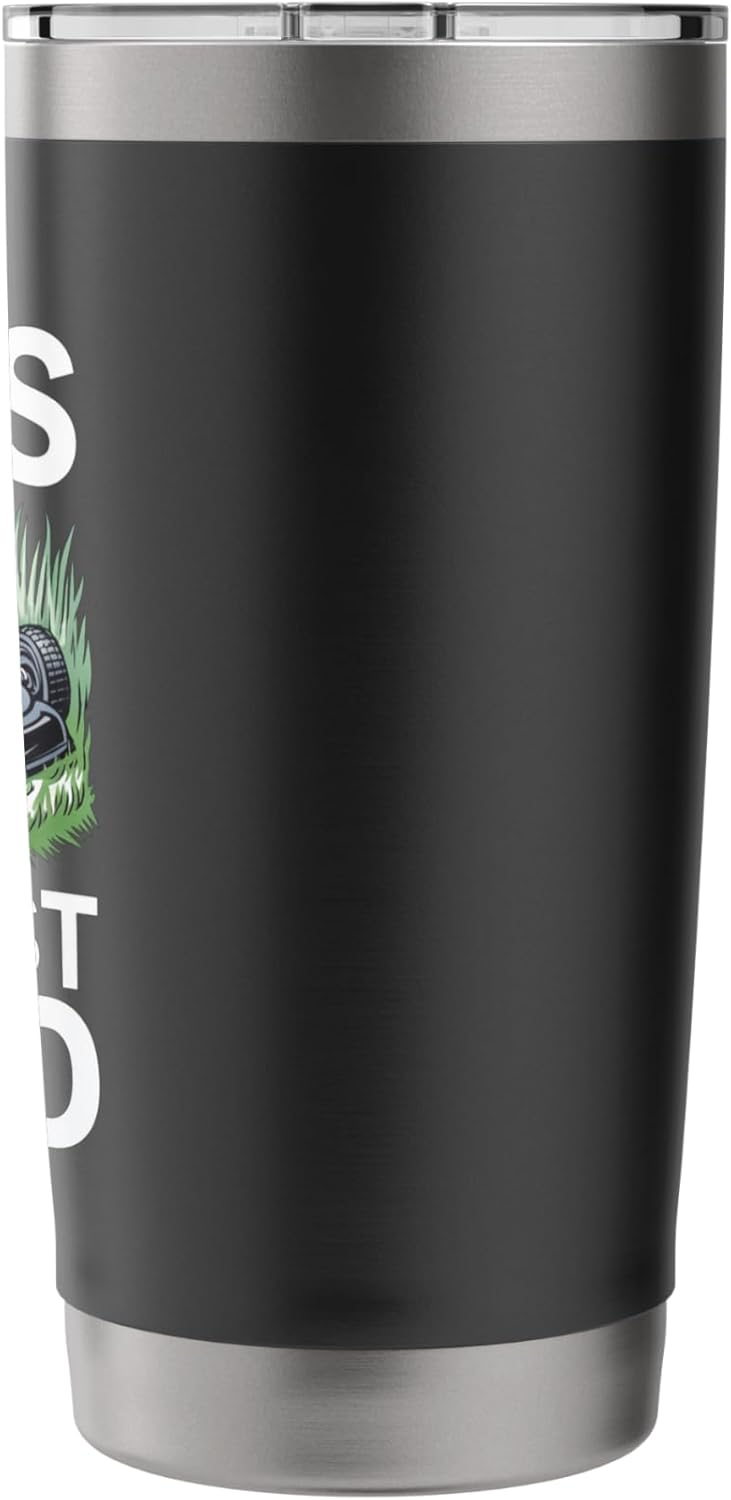 Dads Against Weed Lawn Care Gardener Stainless Steel Insulated Tumbler