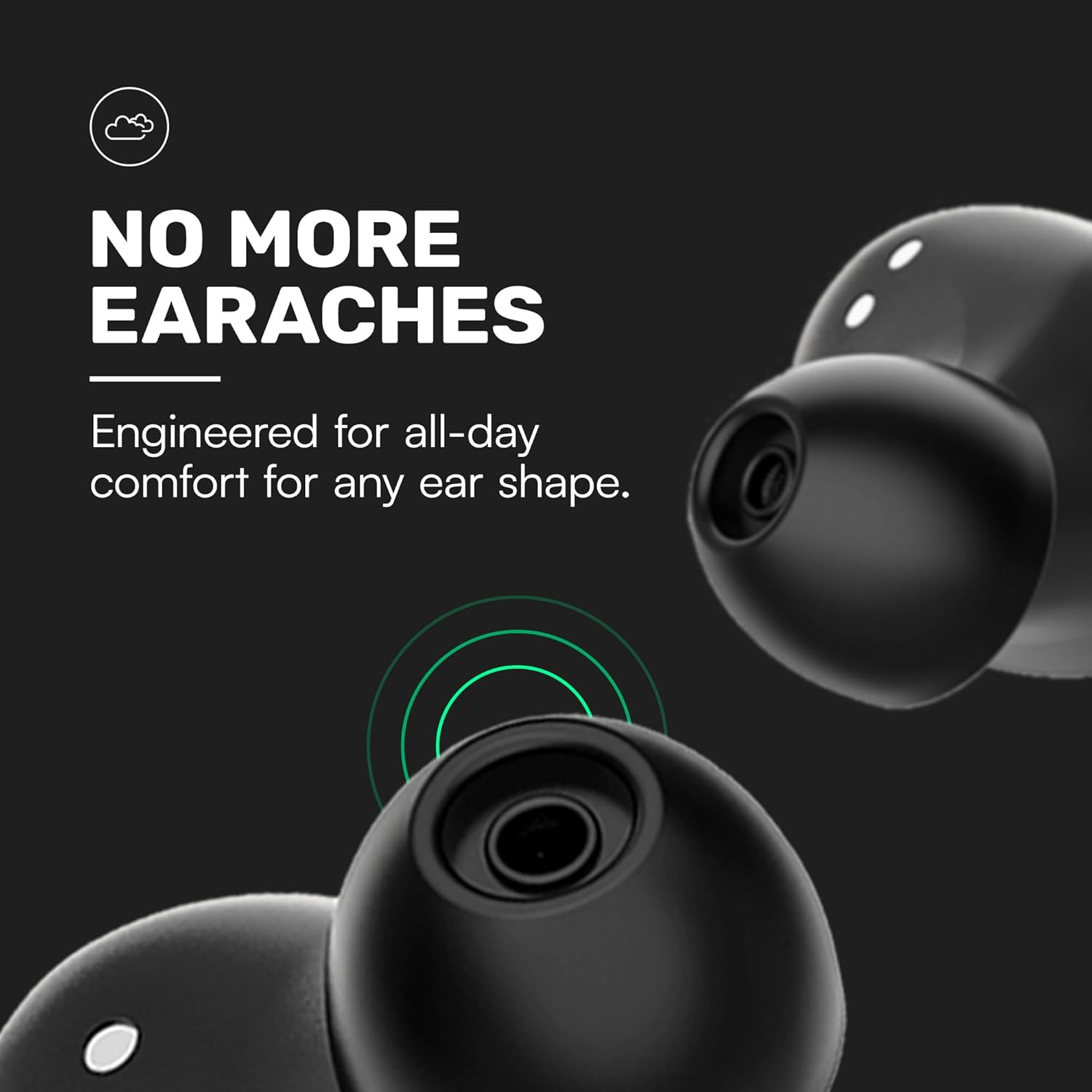 Raycon Everyday Classic Bluetooth Wireless Earbuds + Microphone with A