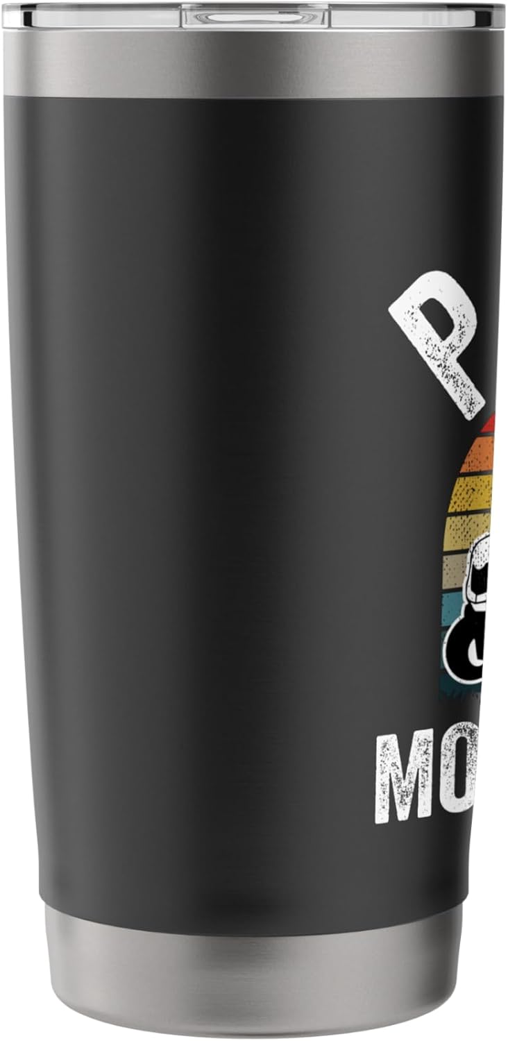Papai Mows Best Funny Gardener Lawn Care Father's Day Stainless Steel Insulated Tumbler