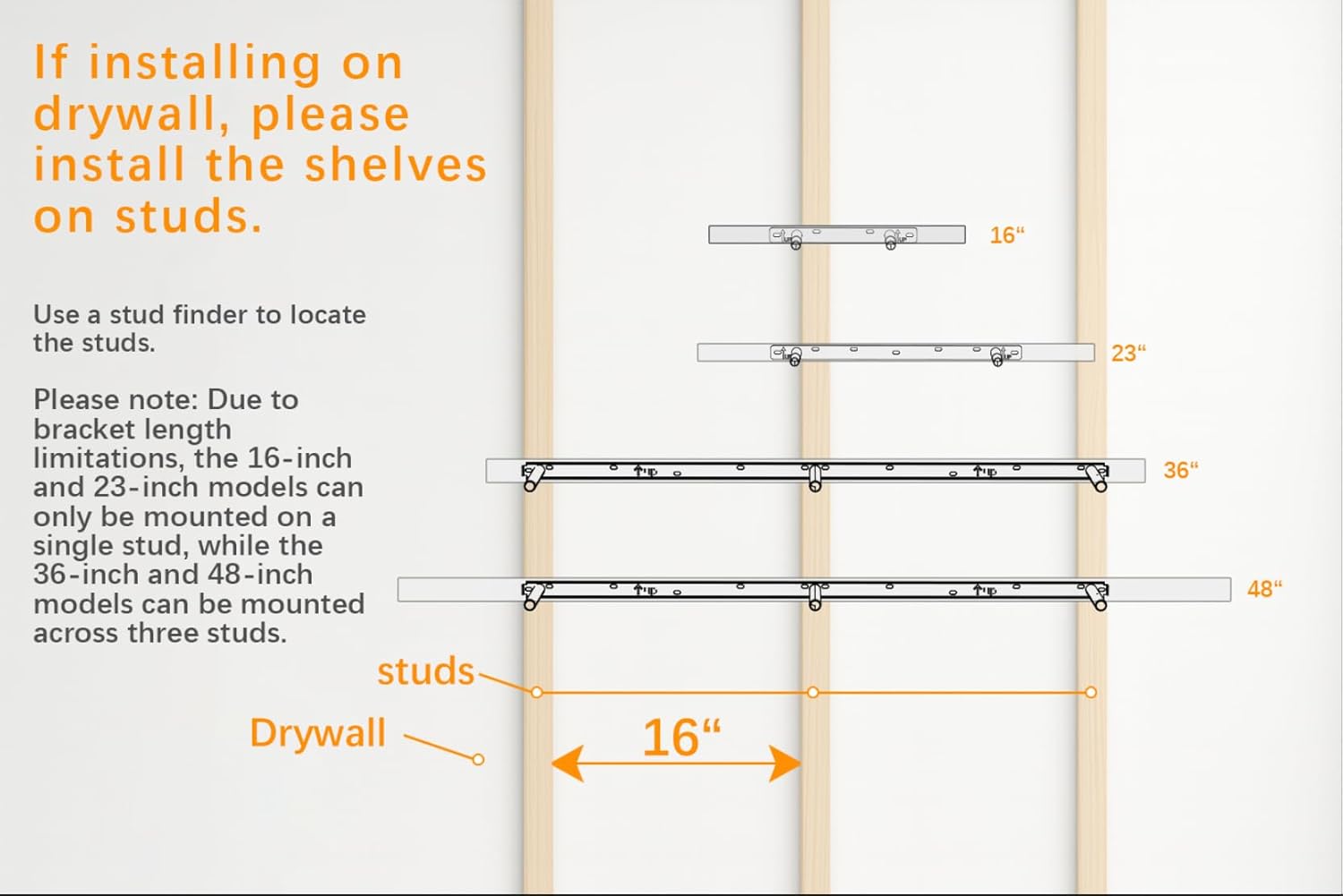 BAYKA Floating Shelves for Wall, Wall Mounted Rustic Wood Shelves for 