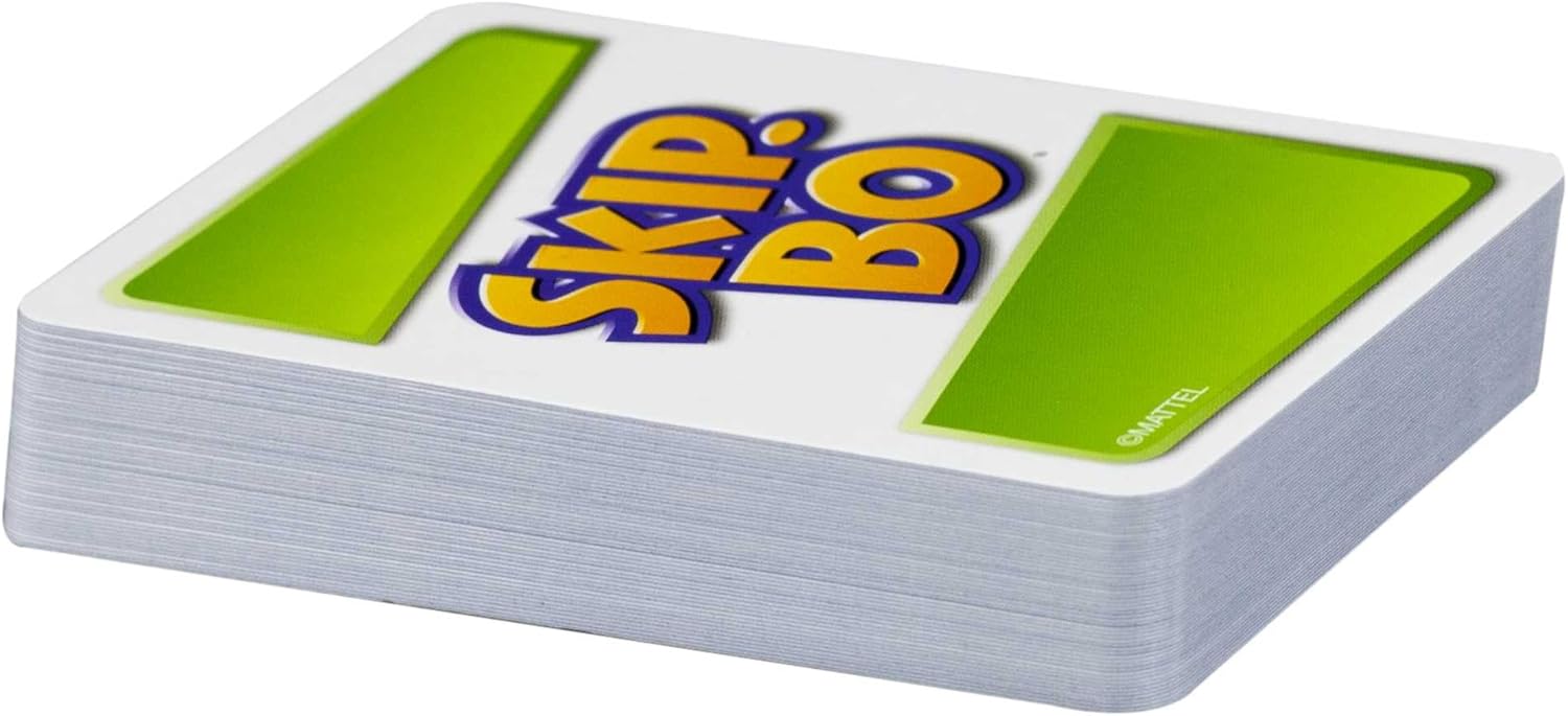 Mattel Games, Skip-BO Card Games for Ages +7, Card sequencying Family 
