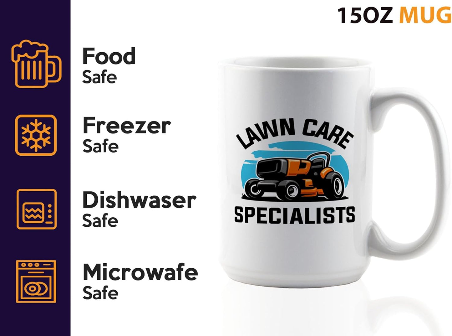 Landscaper Coffee Mug 15oz White -Lawn care specialists - Construction Worker Architecture Student Landscape Architectural Building Designer