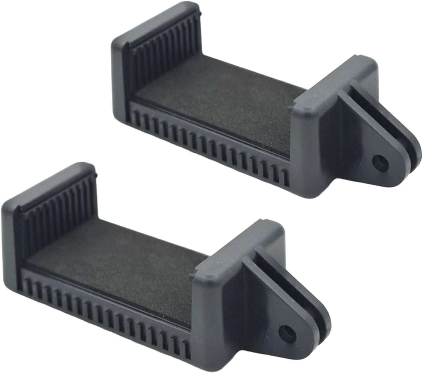 2 Pack Universal Smartphone Holder w/GoPro Style Mount Attachment for Any Phone. Connect Your Phone or GPS to Any GoPro Mount. Compatible with iPhone, Samsung, Google, Tomtom, etc.