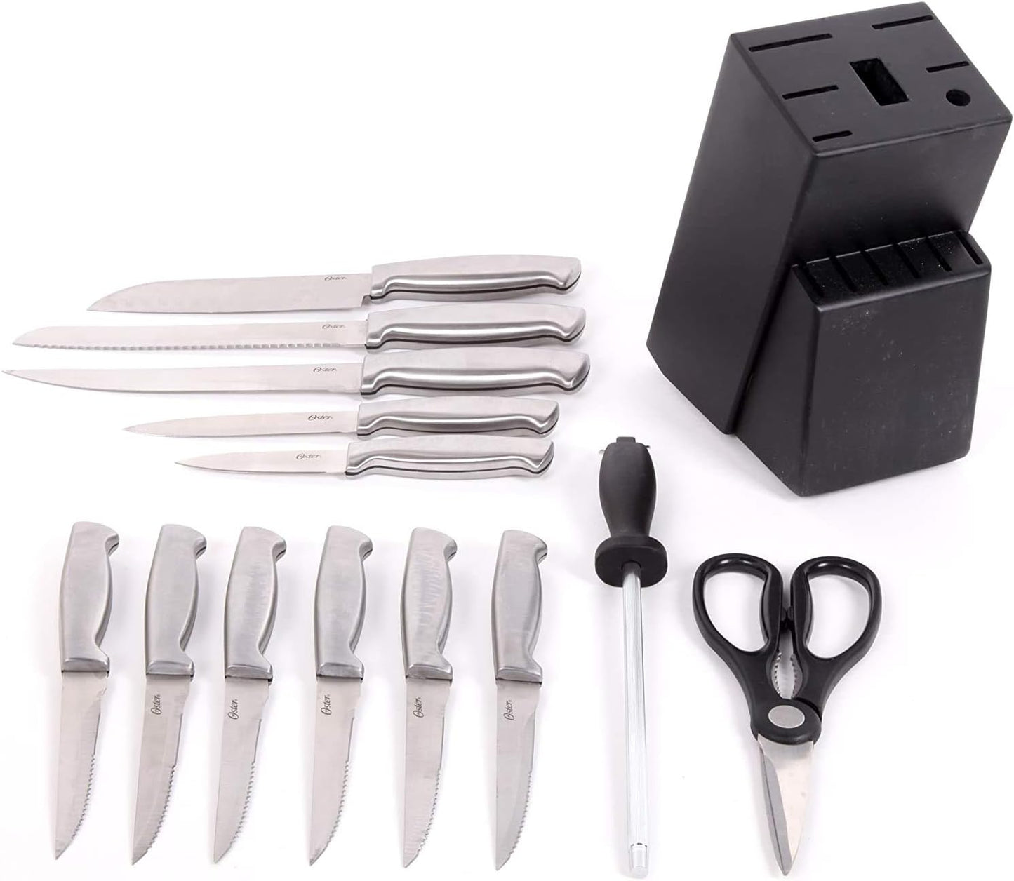 Oster Baldwyn 14 Piece Stainless Steel Cutting Kitchen Knife Cutlery S